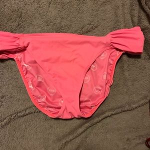 Pink bikini bottoms